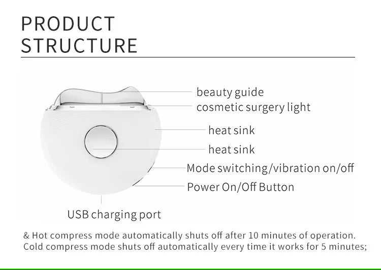Hot Cold Beauty Device for Anti-Aging Portable Skin Tightening Scrapping Guasha Tool Face Lift Electric Gua Sha Massager