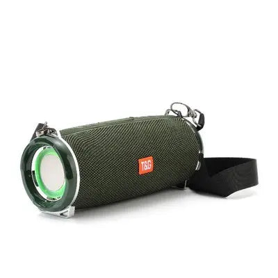 Portable Bluetooth Speaker Outdoor Radio Audio Amplifier Waterproof Soundbar Column U Disk Wireless Subwoofer LED Light Soundbox