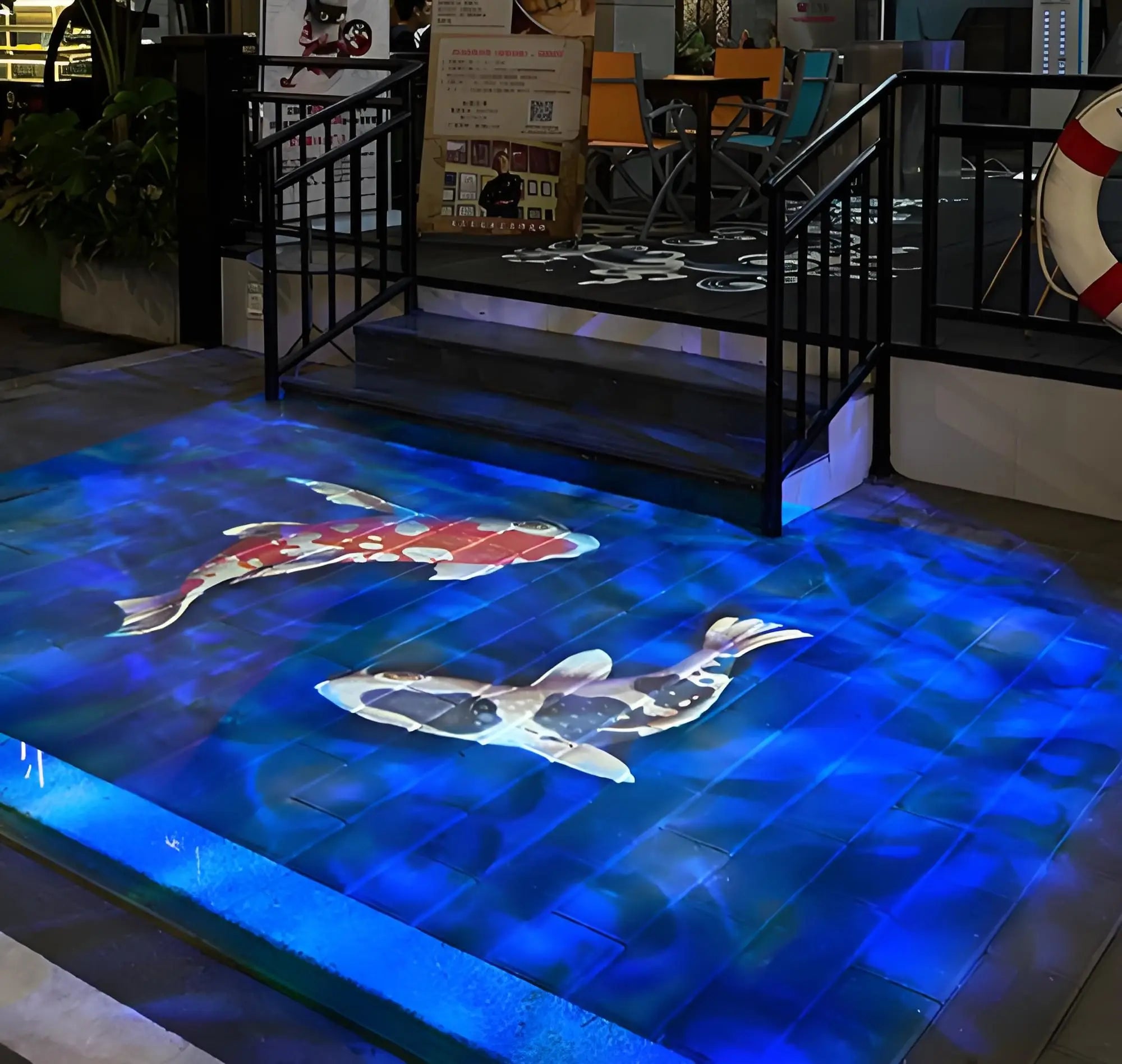 Interactive Newest Sensitive Floor LED Screen Dance Floor Tiles Stage LED Panels for Store Shopping Mall Animation Display