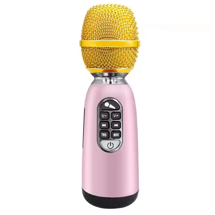 YOFITS L-1238 20w Small Mini Hand Blutooths Wireless Karoke Singing Microphone for Mobile Phone
