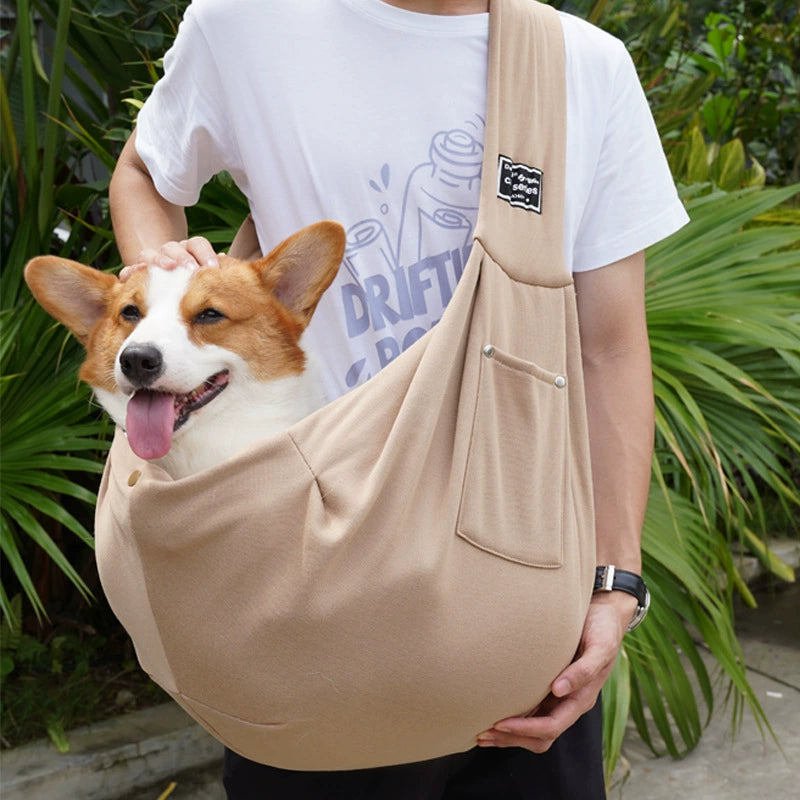 Crossbody Cat Bag Pet Outing Portable Backpack Small Size Dogs Dog Outing Handy Gadget Cat Outerwear Chest Pocket Cat Bag