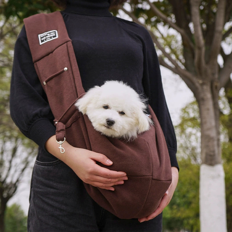 Crossbody Cat Bag Pet Outing Portable Backpack Small Size Dogs Dog Outing Handy Gadget Cat Outerwear Chest Pocket Cat Bag