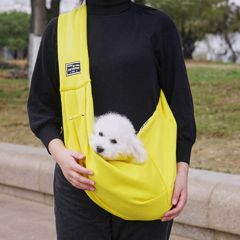Crossbody Cat Bag Pet Outing Portable Backpack Small Size Dogs Dog Outing Handy Gadget Cat Outerwear Chest Pocket Cat Bag