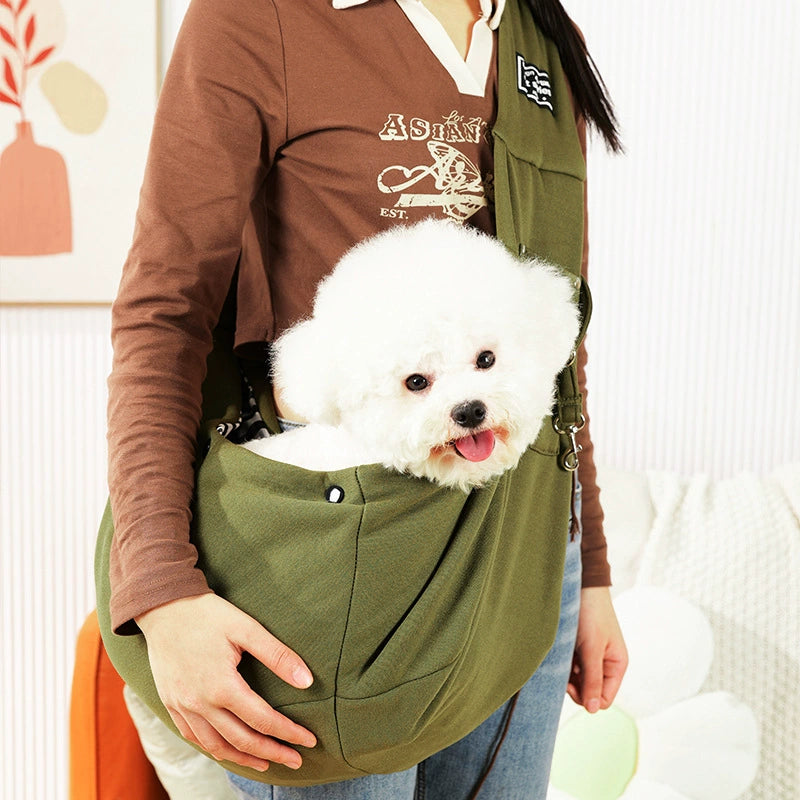 Crossbody Cat Bag Pet Outing Portable Backpack Small Size Dogs Dog Outing Handy Gadget Cat Outerwear Chest Pocket Cat Bag