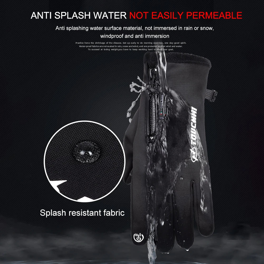 USB Touch Screen Gloves Heating Thermal Gloves Winter Ski Gloves Anti-Slip Electric Hand Warmer for Cycling Driving Hiking