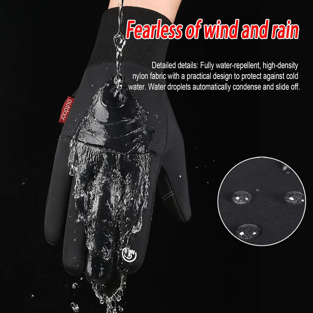 USB Heated Gloves Screen Touch Winter Thermal Heating Mitts 1 Pair Cold Weather Waterproof Mitts Sport Clothing for Running