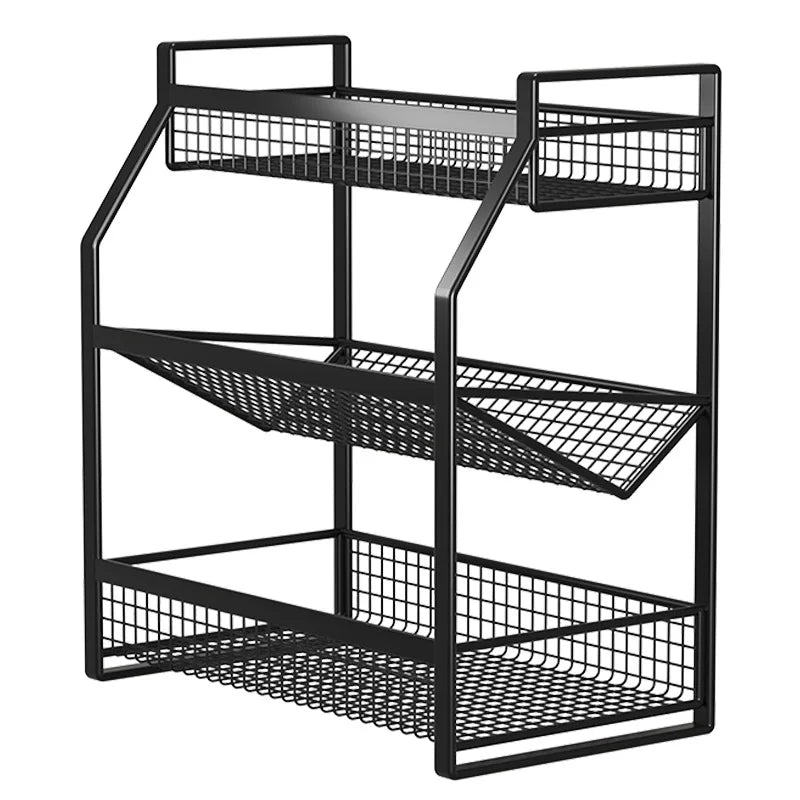 Kitchen Condiment Shelf Multi Tier Drawer Storage Cabinet Basket Organizer Drawer Ideal Countertop Pantry Under The Sink Desktop