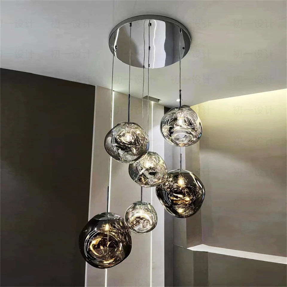 Modern Lava LED Pendant Lights Lighting LOFT Living Room Bedroom Decoration Hanging Lamp Suspension Luminaria Cafe Light Fixture