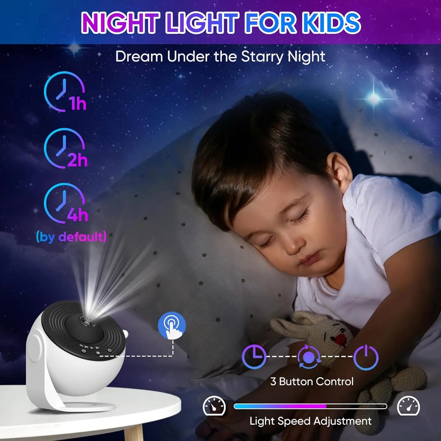 Galaxy Projector for Bedroom Home Planetarium Projector Lamp LED Space Galaxy Lamp Ceiling Room Decor for Kids Adults Projector