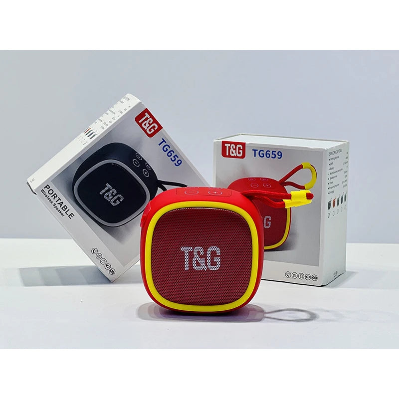 Portable Bluetooth Speaker Radio FM Sound Box Music Bass Mp3 Caixa De Som Small Woofer Column Mini Wireless Waterproof Subwoofer