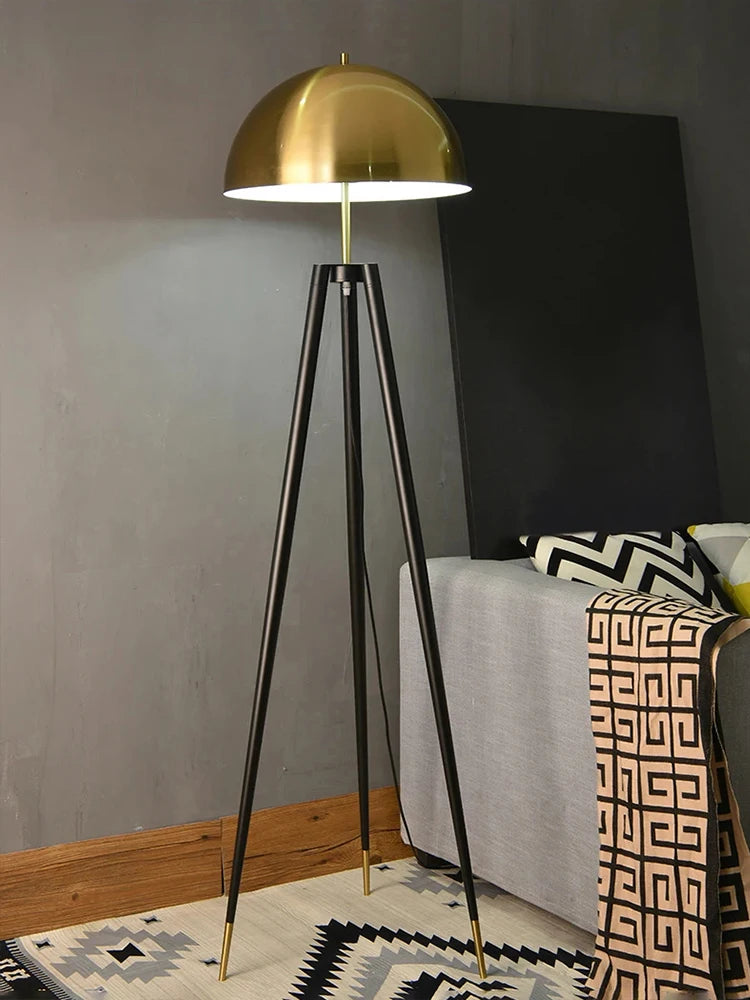 Postmodern Creative Floor Lamp Nordic Vintage Design LED Mushroom Light for Living Room Bedroom Home Office Decor Lighting