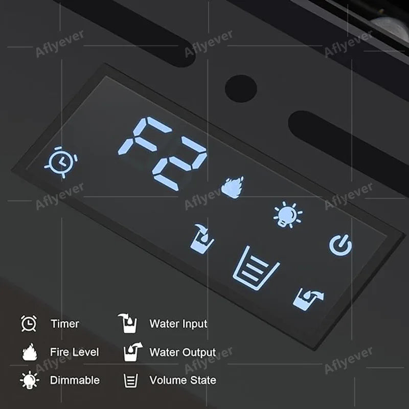 Intelligent water replenishment multi-color atomization fireplace designer luxury home decoration 3D atomization fireplace