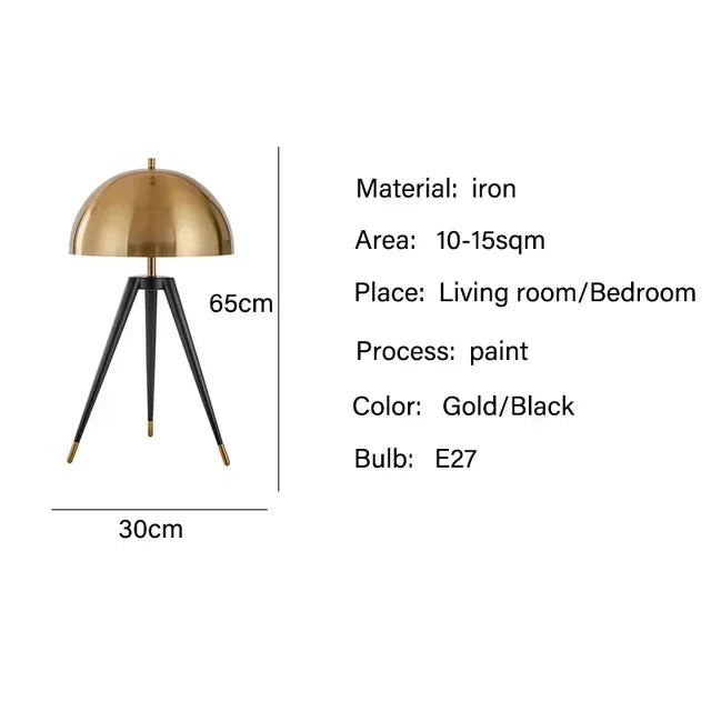 Postmodern Creative Floor Lamp Nordic Vintage Design LED Mushroom Light for Living Room Bedroom Home Office Decor Lighting