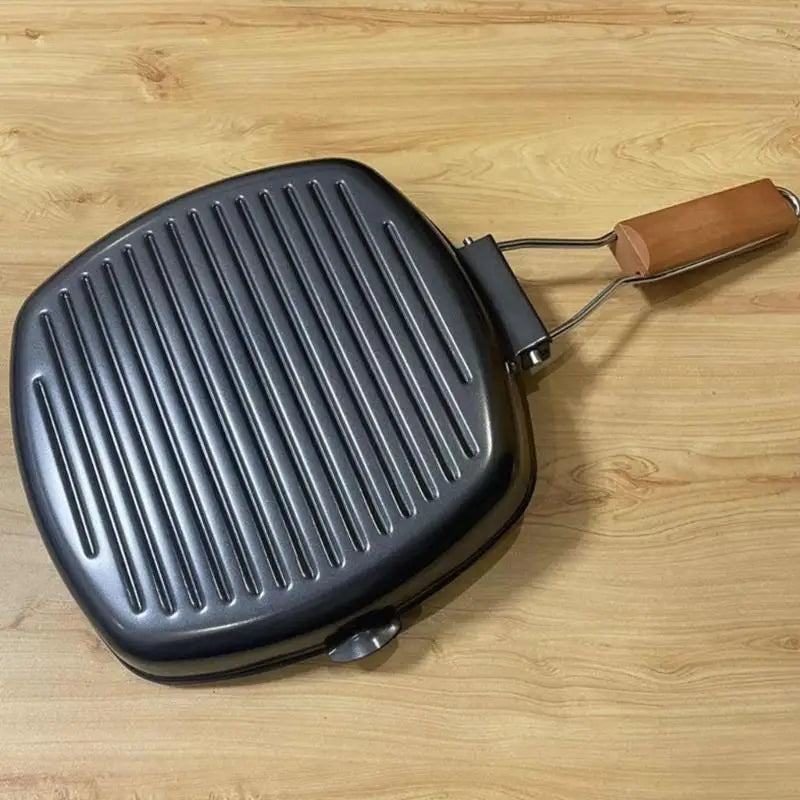 23GA Nonstick Grilling Pan Large Skillets Indoor Cooking Pans Steak Pans for Cooking