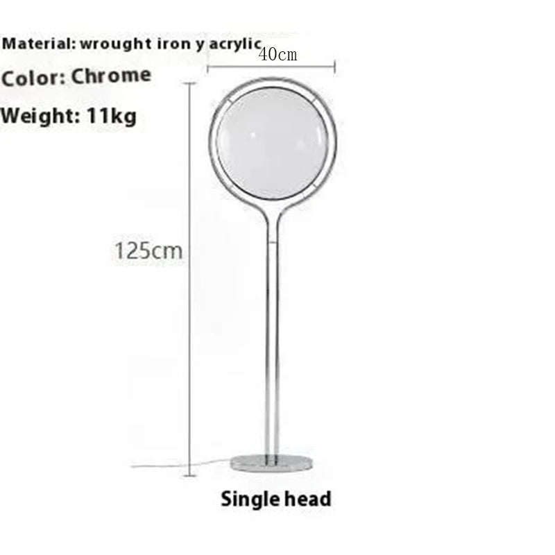 Modern Design LED Ball Floor Lamp for Living Room Hotel Bedroom Floor Lights Ball Bedside Floor Lamp Art Deco Standing Light