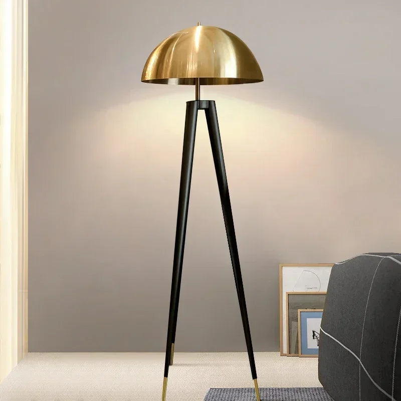 Postmodern Creative Floor Lamp Nordic Vintage Design LED Mushroom Light for Living Room Bedroom Home Office Decor Lighting