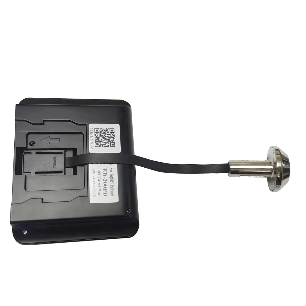 Battery-Mini Wifi Peephole 1080P 2.4G Automatic Sensing Door Eye Camera 4.3-inch Digital Access Control Video Door Chime