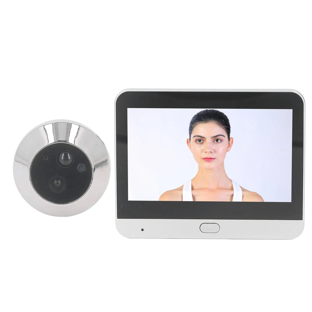Wireless Peephole Camera 1080P 120 Degree Viewing Night Vision Intercom Digital Door Viewer with 4.3 Inch Color Monitor