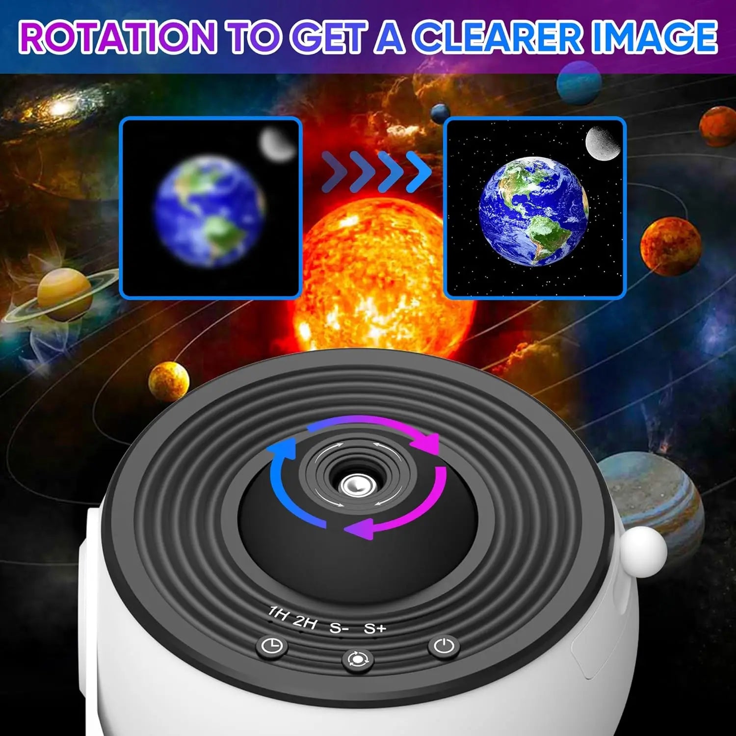 Galaxy Projector for Bedroom Home Planetarium Projector Lamp LED Space Galaxy Lamp Ceiling Room Decor for Kids Adults Projector
