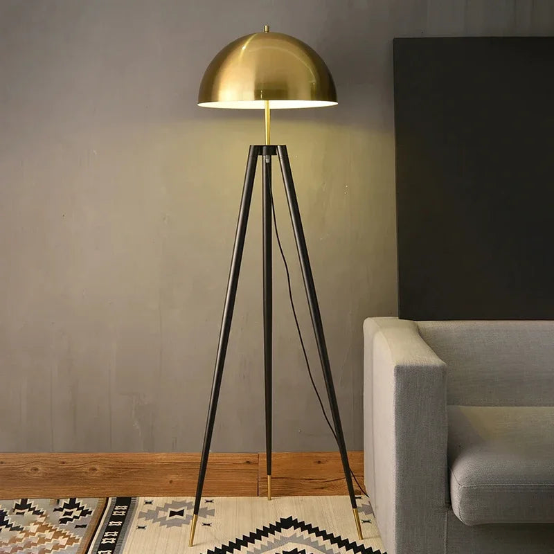 Postmodern Creative Floor Lamp Nordic Vintage Design LED Mushroom Light for Living Room Bedroom Home Office Decor Lighting