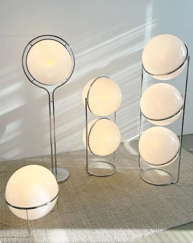 Modern Design LED Ball Floor Lamp for Living Room Hotel Bedroom Floor Lights Ball Bedside Floor Lamp Art Deco Standing Light