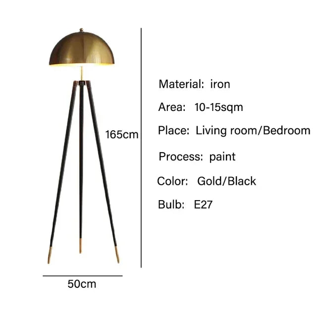 Postmodern Creative Floor Lamp Nordic Vintage Design LED Mushroom Light for Living Room Bedroom Home Office Decor Lighting