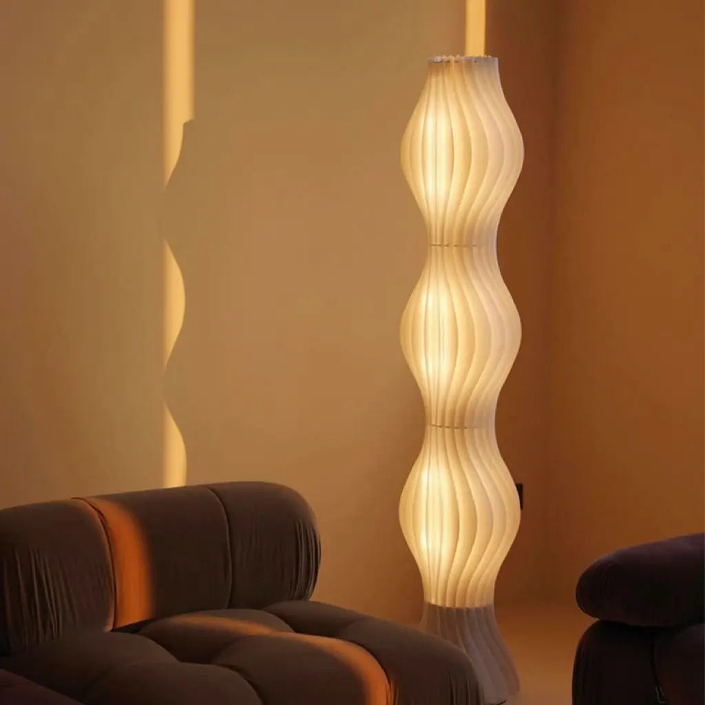 Nordic Grass Skirt Floor Lamps Living Room Bedroom Sofa Side Cafe Ambient Lamp Cream Style Upright LED Table Lights Luminaires