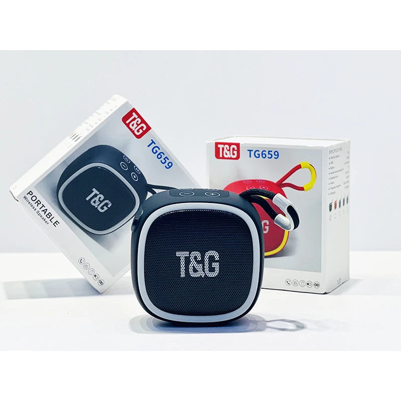 Portable Bluetooth Speaker Radio FM Sound Box Music Bass Mp3 Caixa De Som Small Woofer Column Mini Wireless Waterproof Subwoofer