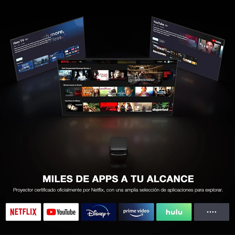 Portable Projector 4K 900ANSI WiFi 6 Android 11 Projector Support Full HD Movie Gaming 1080P Home Outdoor Cinema Beam Projectors