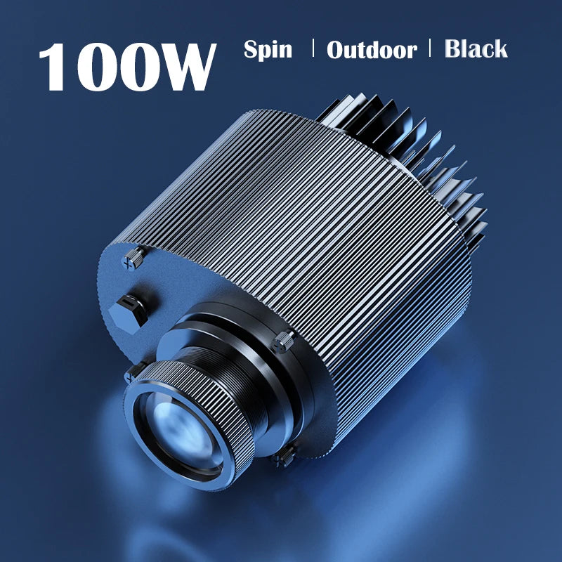 Hd Led Gobo Projector With Custom Logo Rotate Advertising Sign Projected Ip67 Waterproof For Indoor Head And Outdoor Door Use