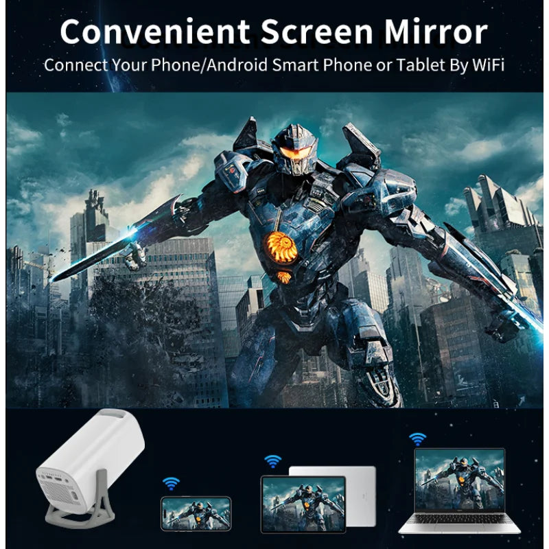 3000+Games Projectors  4K HD wifi 6 BT5.4 Android 11 64G home theaters sound Low noise Dual gamepads Outdoor Projetor