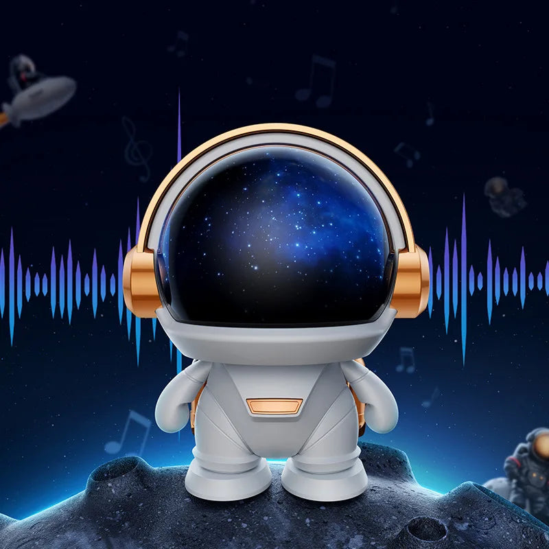 Spaceman Astronaut Wireless Bluetooth Speaker AI Smart Outdoor Subwoofer Desktop Creative Ornament Gift