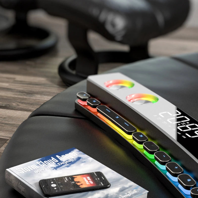 High Quality Bluetooth Speakers Sound Bar RGB 3D Stereo Surround Subwoofer AUX FM Radio Home Clock Computer Music Center Hot New