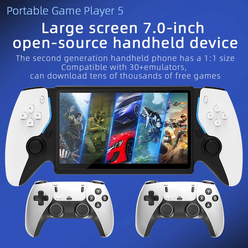 Project X Portable Pocket Pro Video Game Console 256G Games 4.3” IPS Screen Support PS1 CPS2 Retro Gaming Dual Speaker Stereo