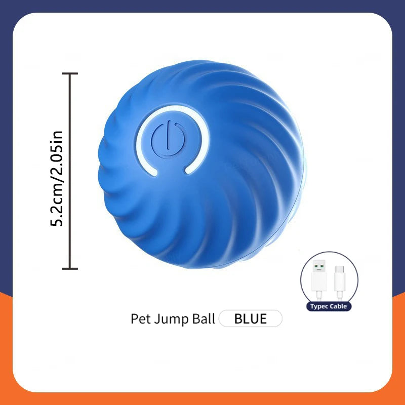 Smart Dog Toy Ball Electronic Interactive Pet Toy Moving Ball USB Automatic Moving Bouncing for Puppy Christmas gift Cat Product