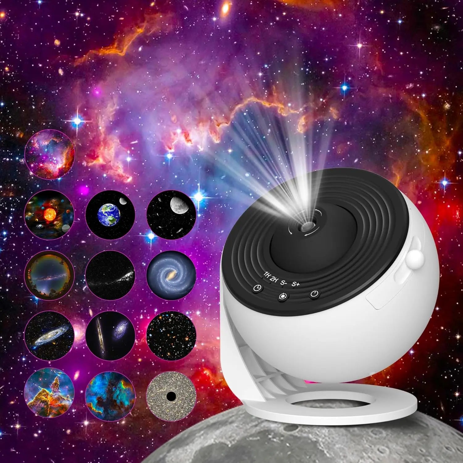 Galaxy Projector for Bedroom Home Planetarium Projector Lamp LED Space Galaxy Lamp Ceiling Room Decor for Kids Adults Projector