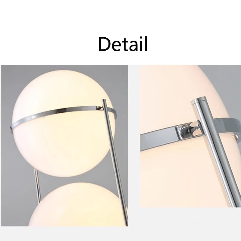 Modern Design LED Ball Floor Lamp for Living Room Hotel Bedroom Floor Lights Ball Bedside Floor Lamp Art Deco Standing Light