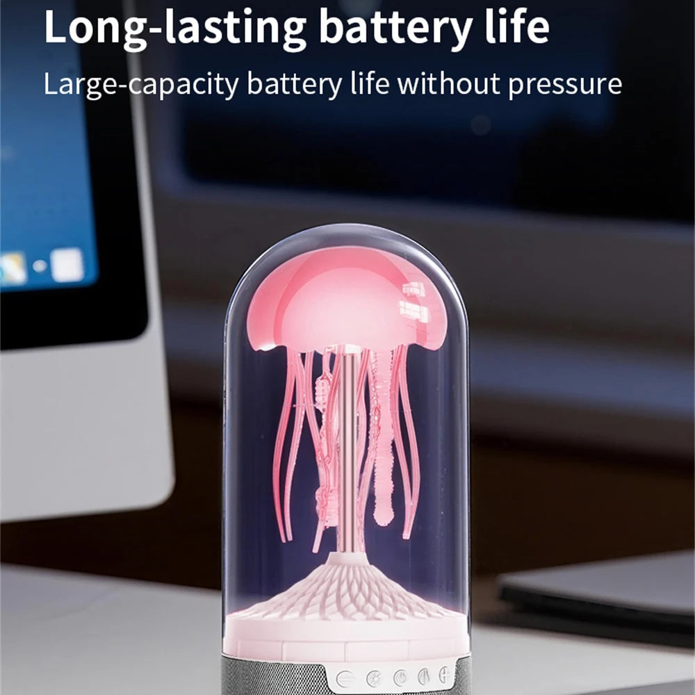 696 Portable Colorful Jellyfish Blue Tooth Speaker 3D HiFi Stereo Music Sports Jellyfish Audio Support TF Card For Home Office