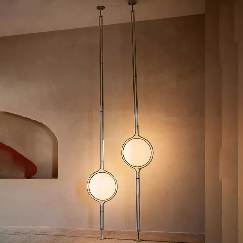 Modern Design LED Ball Floor Lamp for Living Room Hotel Bedroom Floor Lights Ball Bedside Floor Lamp Art Deco Standing Light