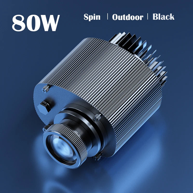 Hd Led Gobo Projector With Custom Logo Rotate Advertising Sign Projected Ip67 Waterproof For Indoor Head And Outdoor Door Use