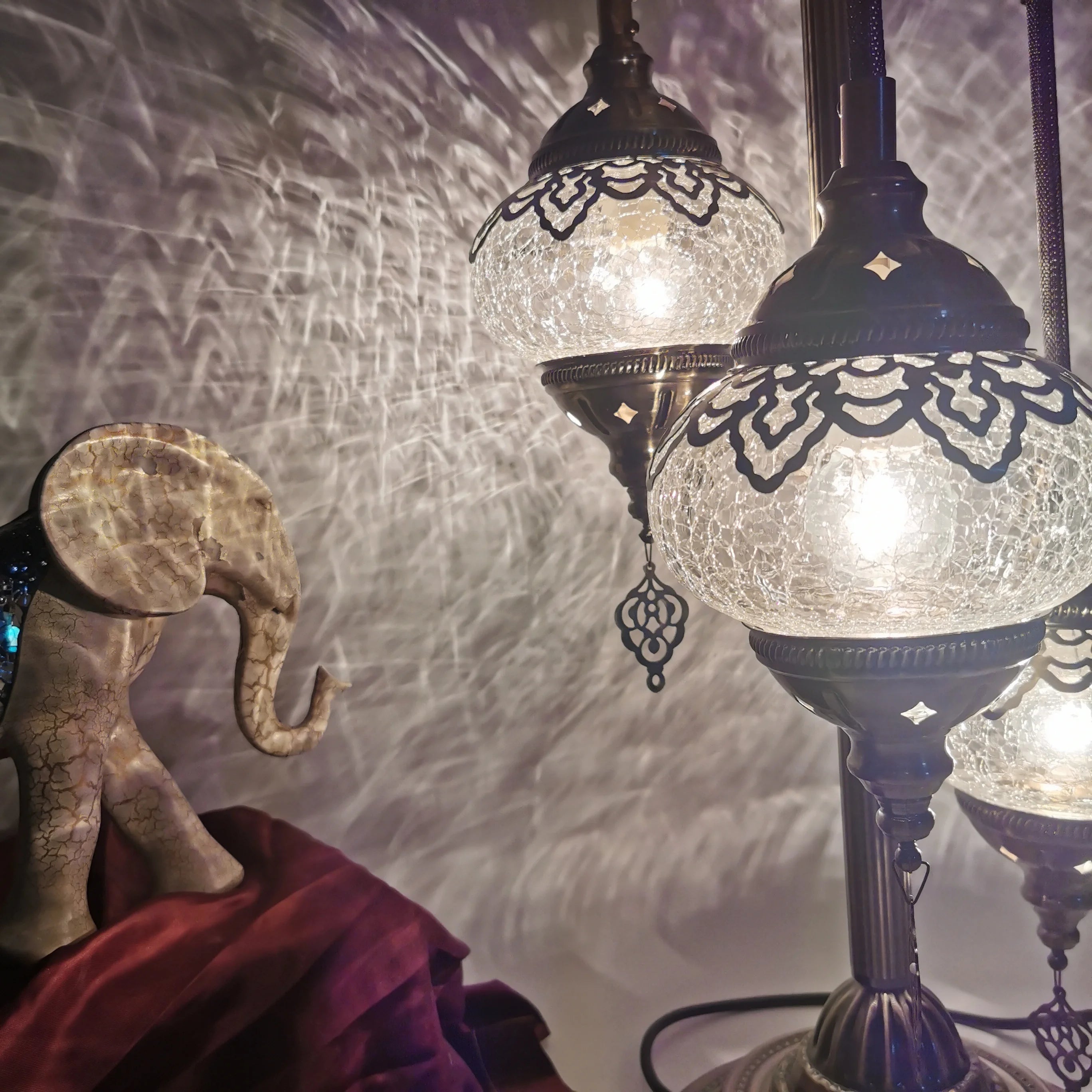 Crystal Lamp Creative Glass Floor Lamp Corridor Bar Hotel Indoor Crystal 3 Floor Lamp