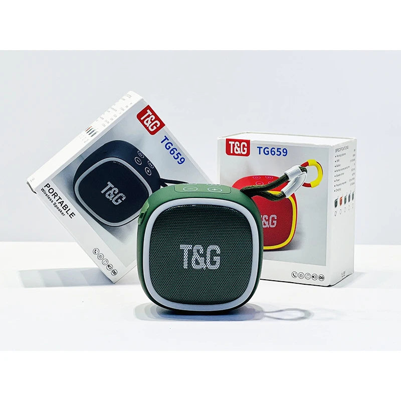 Portable Bluetooth Speaker Radio FM Sound Box Music Bass Mp3 Caixa De Som Small Woofer Column Mini Wireless Waterproof Subwoofer