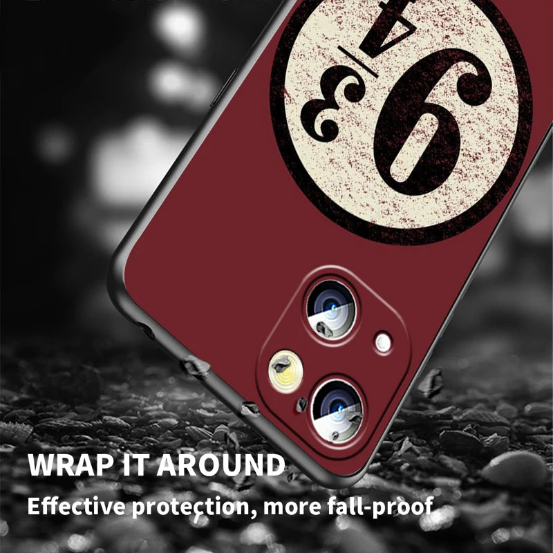 H-H-Harries Logo P-Potteres Art For iPhone 15 14 13 12 11 XS XR X 8 7 SE Pro Max Plus Mini Black Back Phone Case