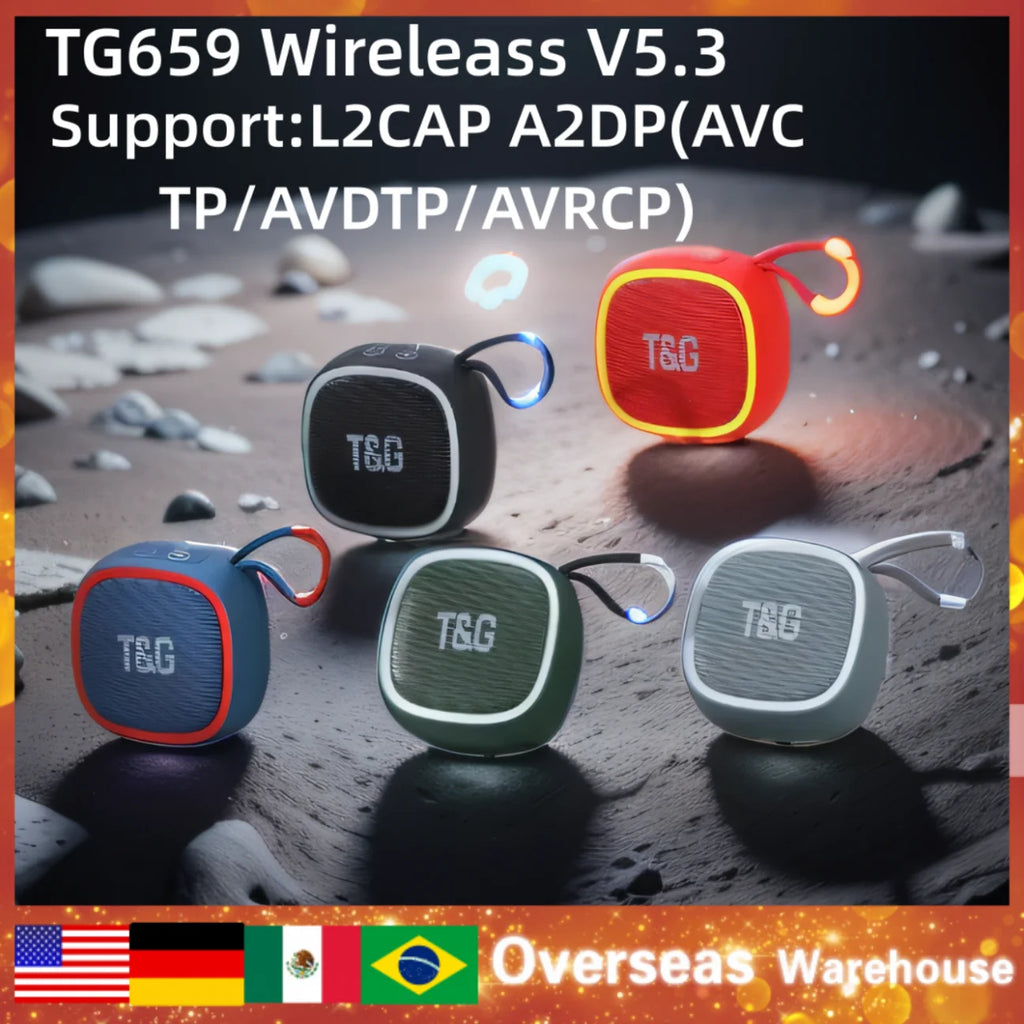 Portable Bluetooth Speaker Radio FM Sound Box Music Bass Mp3 Caixa De Som Small Woofer Column Mini Wireless Waterproof Subwoofer