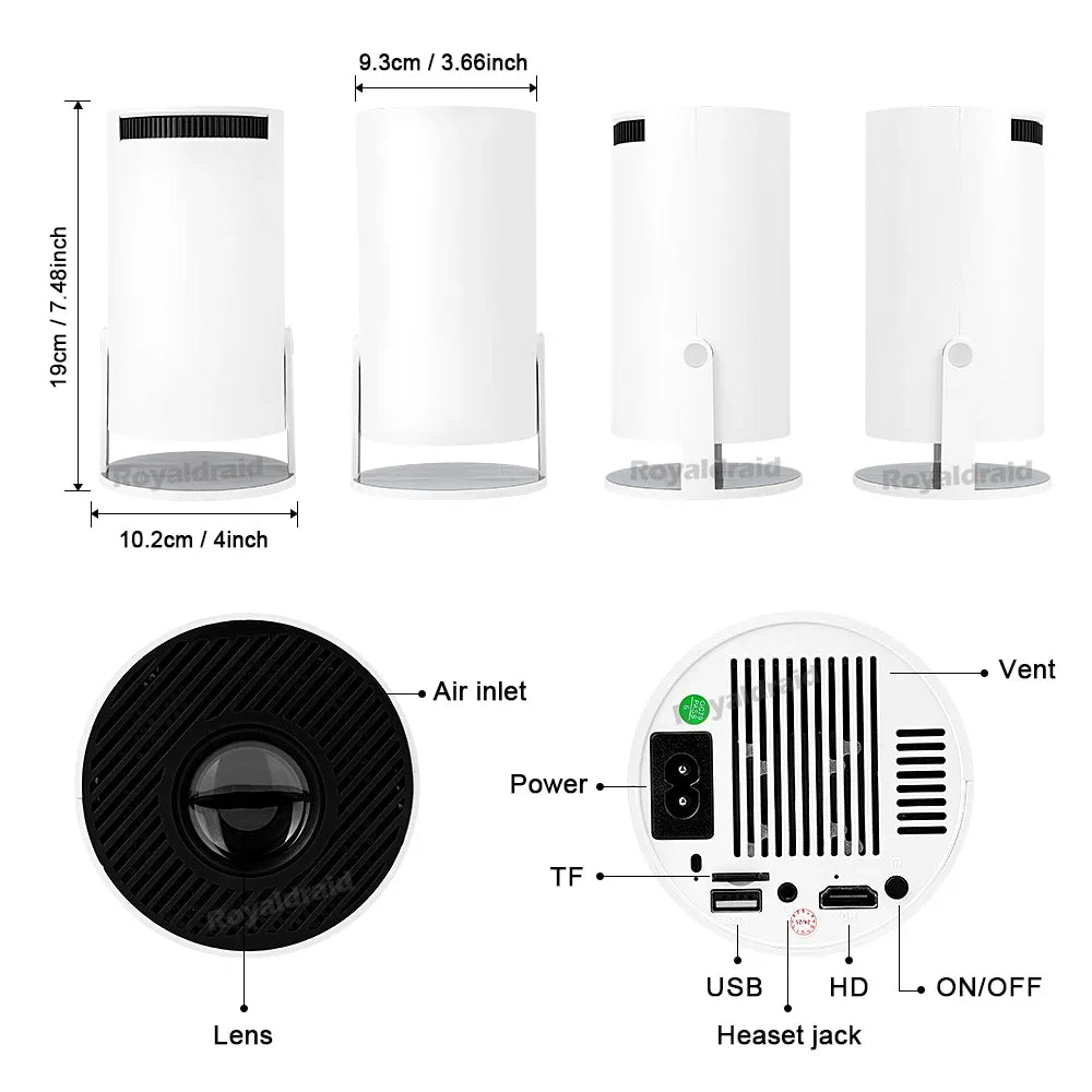 NEW 3D Game Projector G300 MAX Retro Video Game Console Wireless Controller 4K ULTRA-HD Plug and Play Android11 BT5.0 Home Cinem