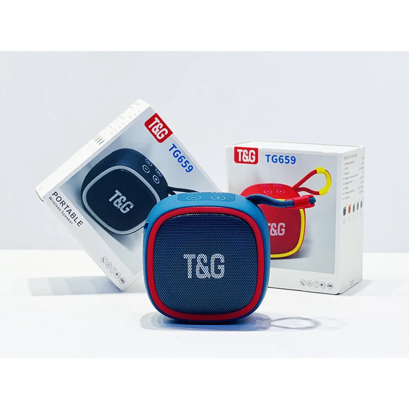 Portable Bluetooth Speaker Radio FM Sound Box Music Bass Mp3 Caixa De Som Small Woofer Column Mini Wireless Waterproof Subwoofer