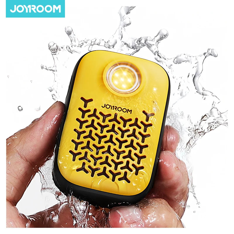 Joyroom Wearable Bluetooth Speakers,IP67 Waterproof,Clip-On Portable Small Personal Speaker/Clean Sound/Stereo Pair/Wireless 5.4