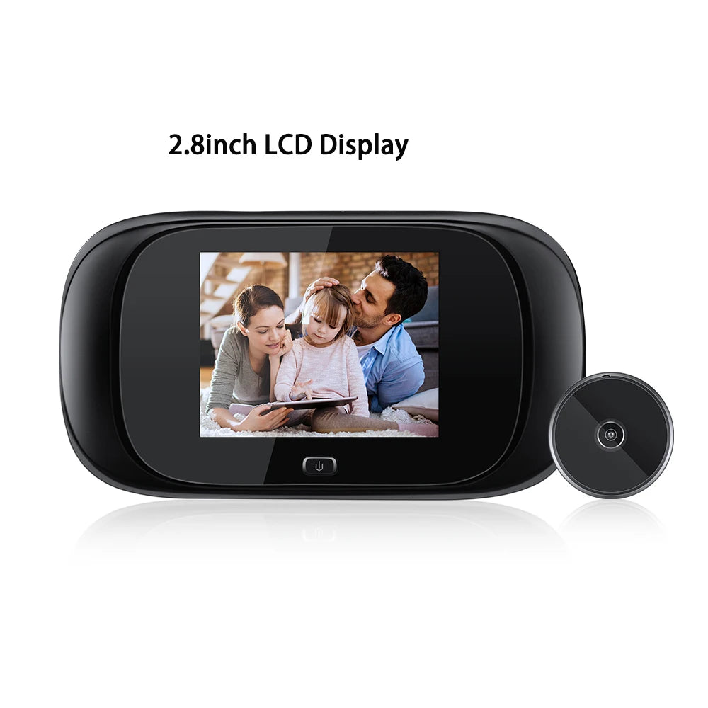 Wsdcam 3.5 inch Digital Door Viewer Camera 120° Wireless Doorbell Smart Home Door Camera Peephole Doorbell with Monitor Mirilla