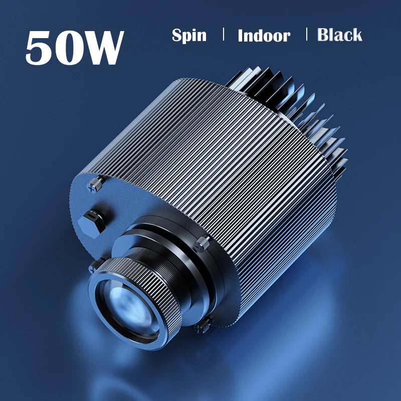 Hd Led Gobo Projector With Custom Logo Rotate Advertising Sign Projected Ip67 Waterproof For Indoor Head And Outdoor Door Use