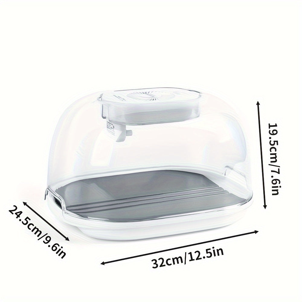 Household Freshness Defroster Box For Frozen Meat Rapid And Safer Way Of Thawing Food, Restore Food Freshness, Suitable For Home Kitchens, Food Defrosting Box With Drainage Tray, Kitchen Appliances